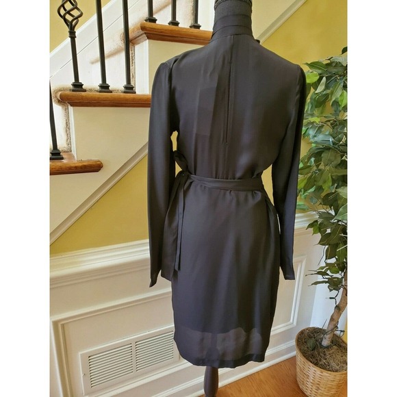 NWT State of Being Black Cut Out Wrap Dress Size M - Picture 6 of 12